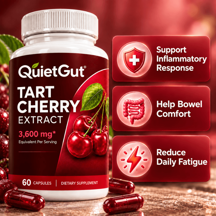 QuietGut® – Tart Cherry Whole-Gut Support Formula