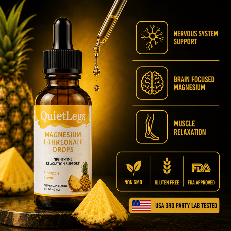 QuietLegs® Magnesium L-Threonate Drops