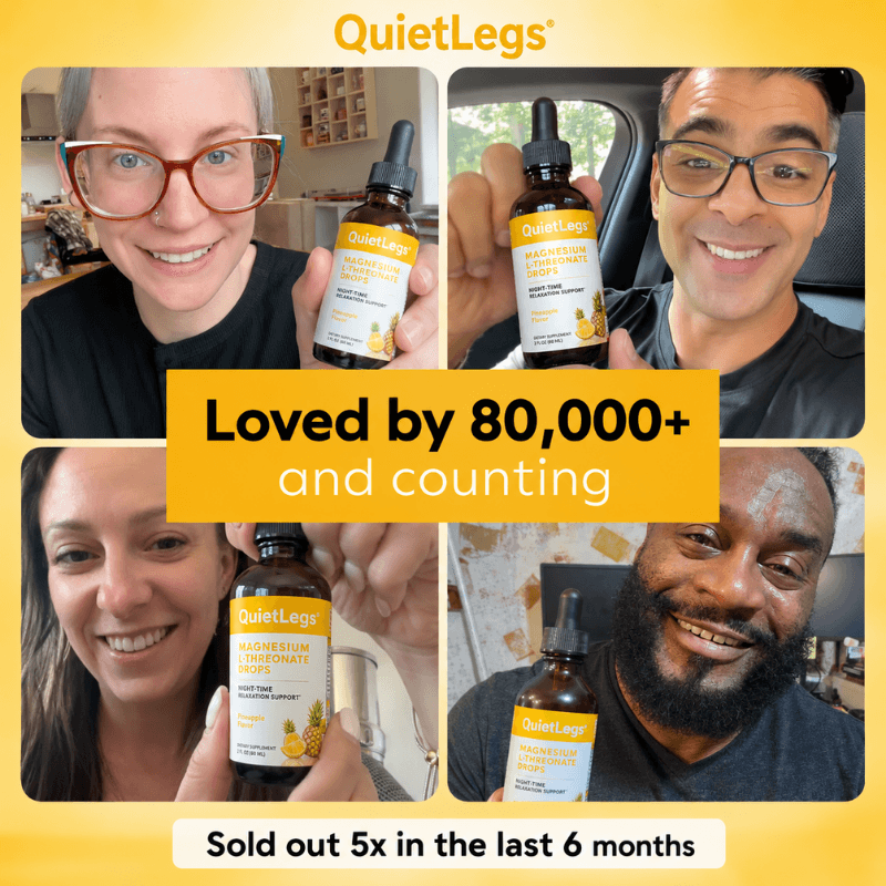 QuietLegs® Magnesium L-Threonate Drops