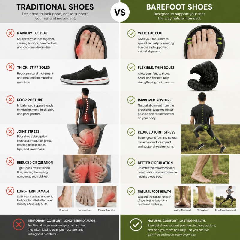 Jenavenue® Copper Pro – Everyday Barefoot Sneakers