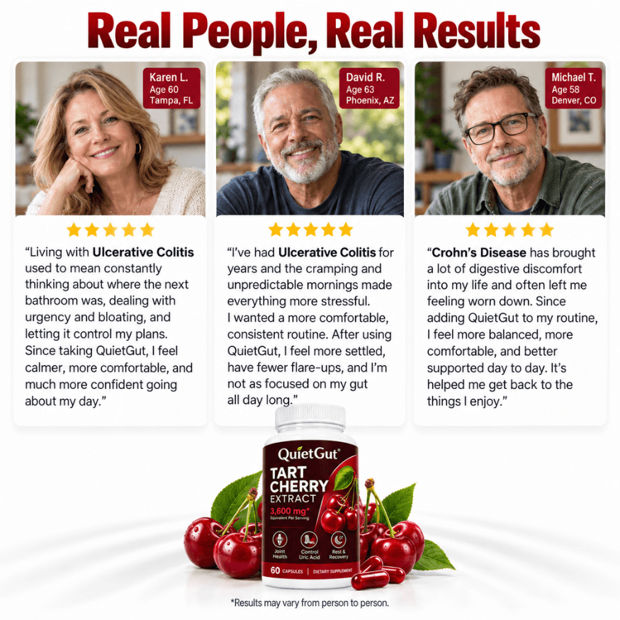 QuietGut® – Tart Cherry Whole-Gut Support Formula