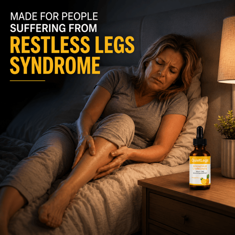 QuietLegs® Magnesium L-Threonate Drops