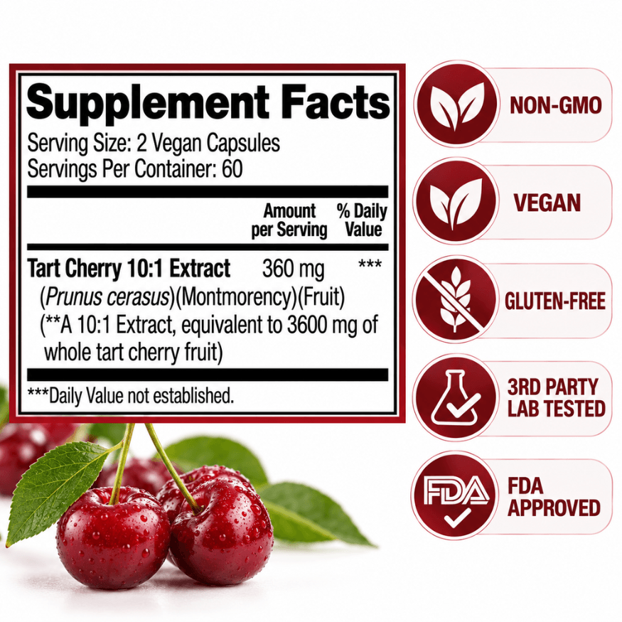 QuietGut® – Tart Cherry Whole-Gut Support Formula