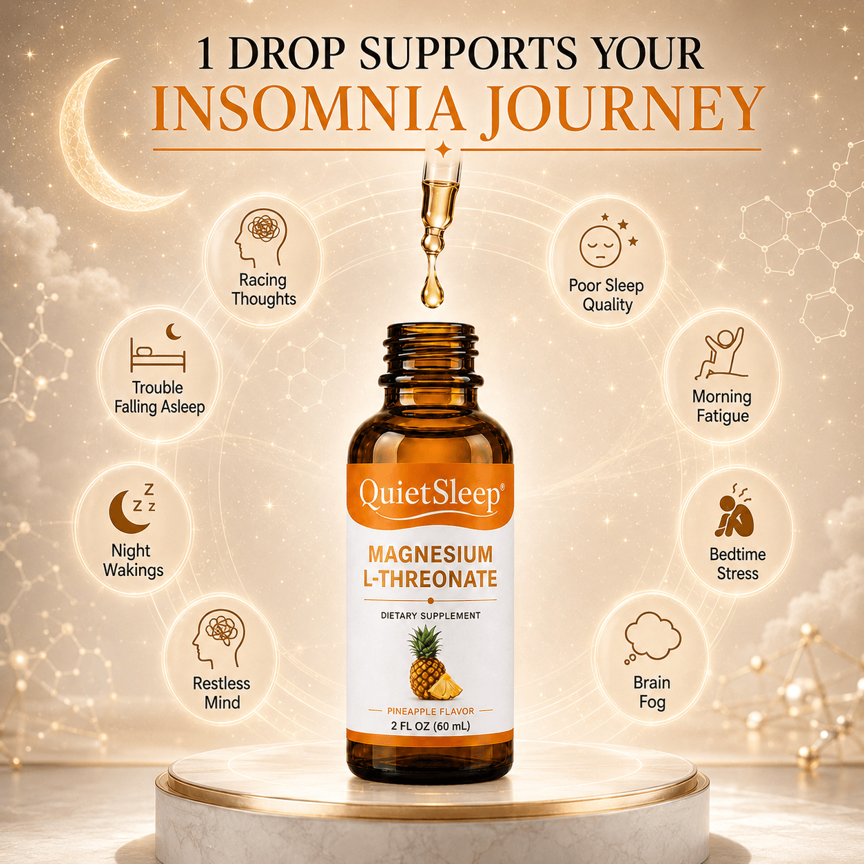 QuietSleep® Magnesium L-Threonate Drops
